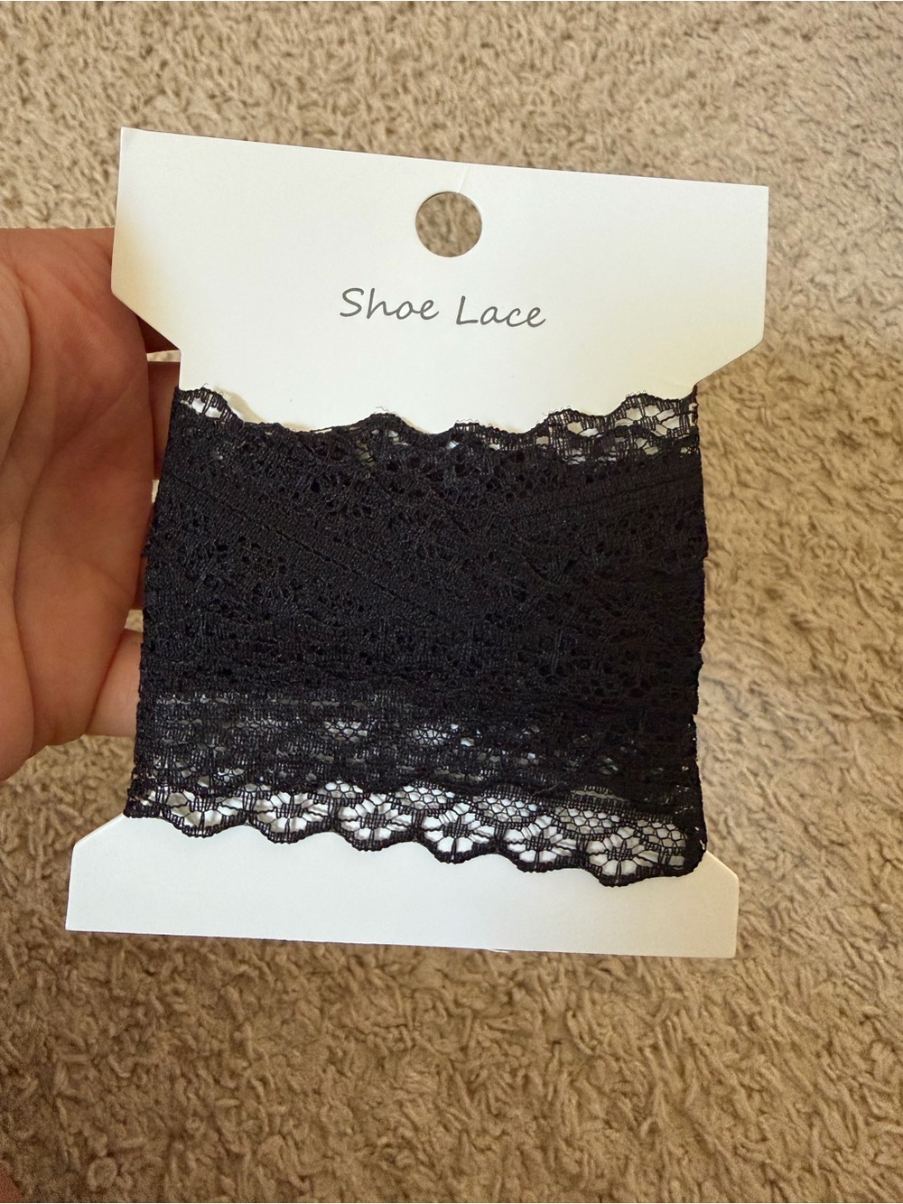 Shoe Black lace Laces